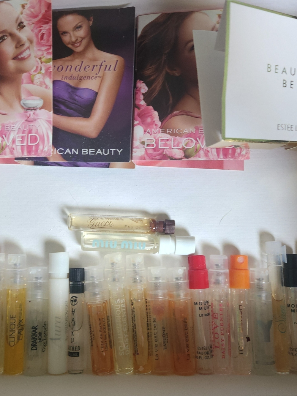 27-Gucci, Miu Miu Parfum Sample Vials